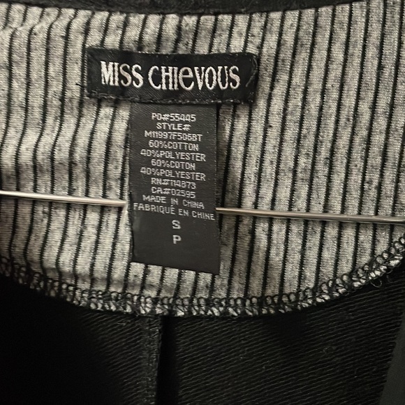 Miss Chievous Small Black Blazer - Picture 2 of 3